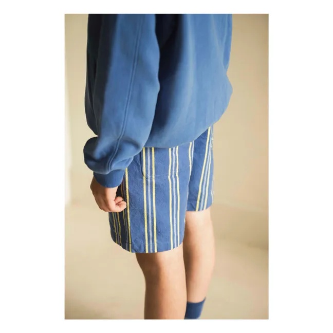 Short Knox Rayure | Bleu