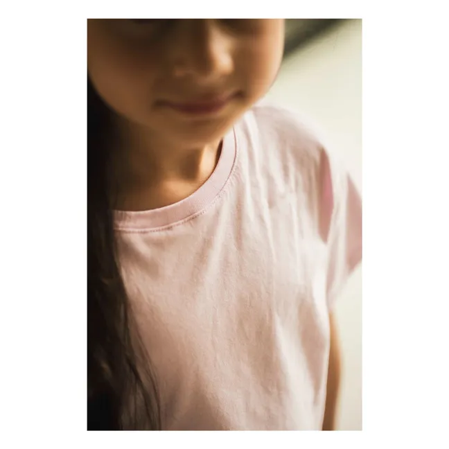 Camiseta Livia de algodón orgánico | Rosa Bombón