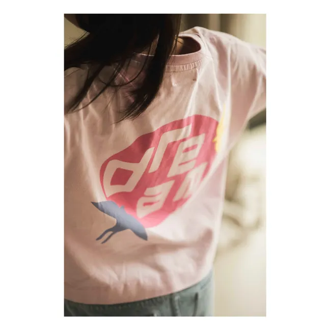 Camiseta Livia de algodón orgánico | Rosa Bombón