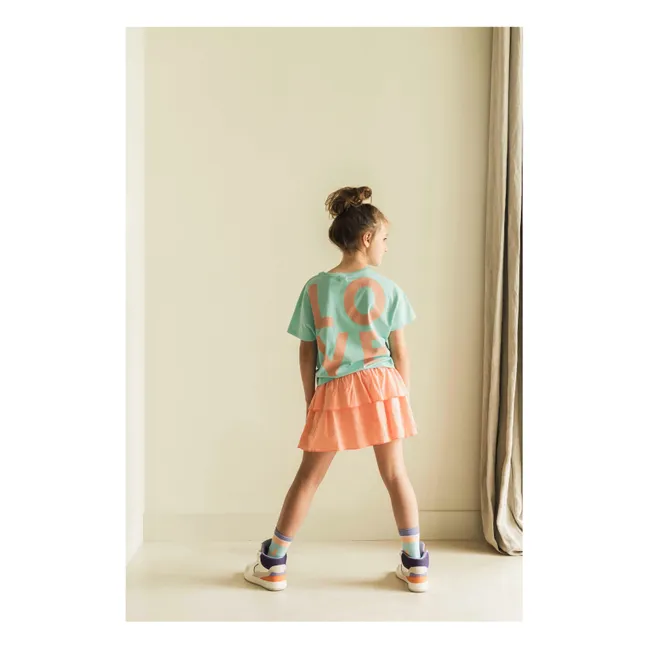 Camiseta Livia de algodón orgánico | Turquoise