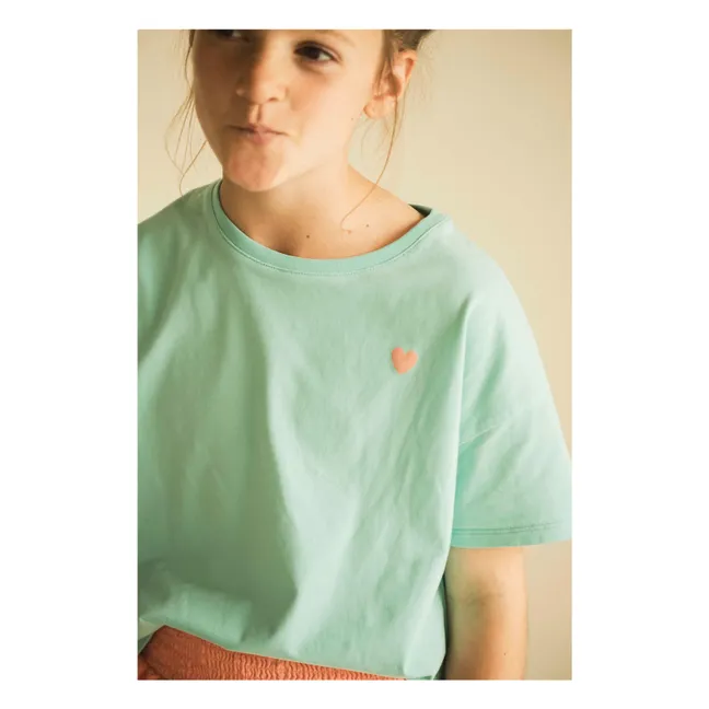 Camiseta Livia de algodón orgánico | Turquoise