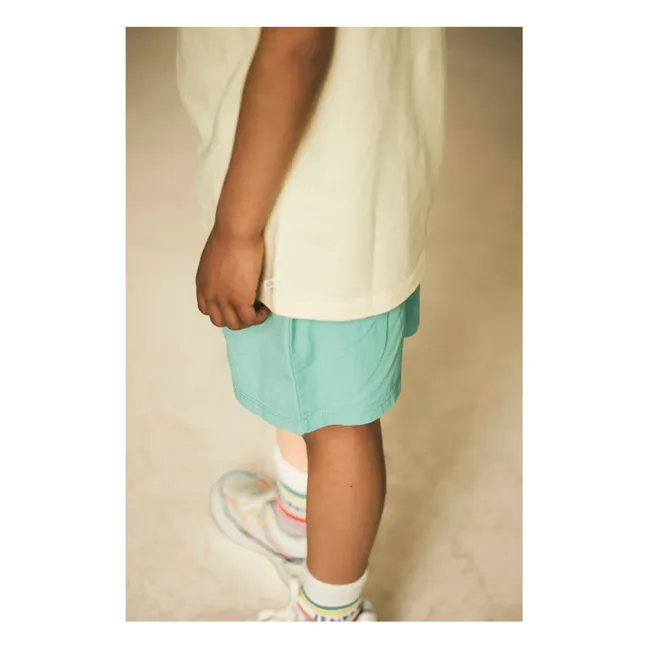 Short Bob Coton Bio | Turquoise