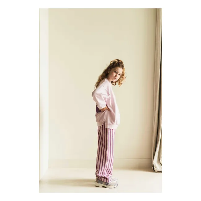 Cammie Stripe Pants | Mauve