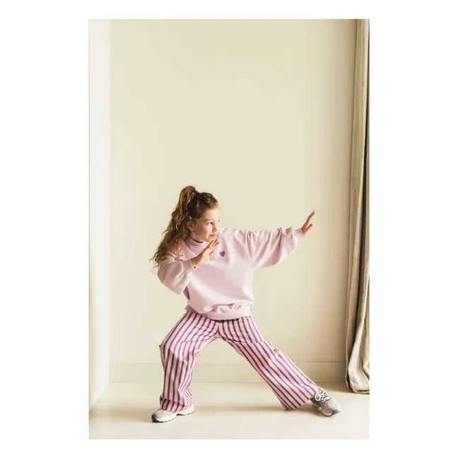 Cammie Stripe Pants | Mauve