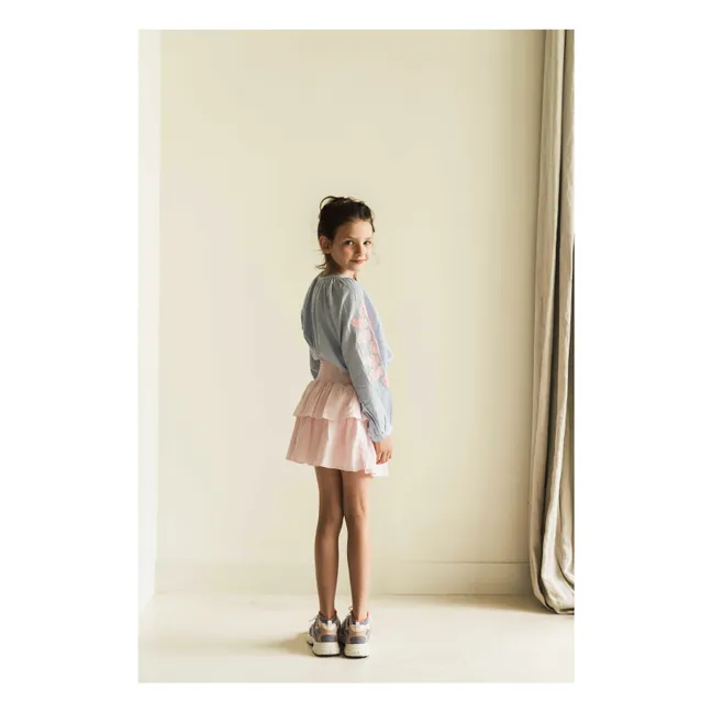 Bluse Coco Bio-Baumwolle | Blau