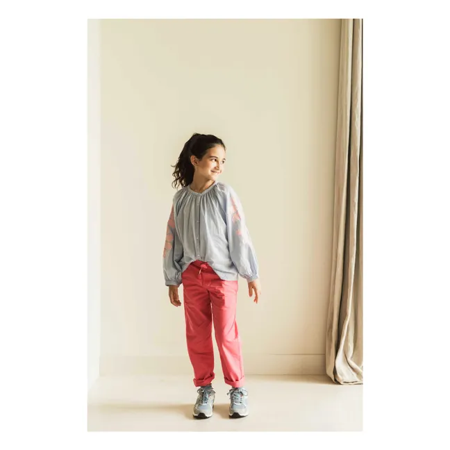 Pantalon Chino Coton Bio | Rose