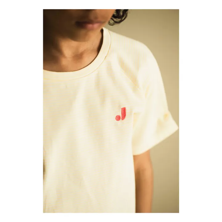Nurture organic cotton T-shirt | Pale yellow- Product image n°2