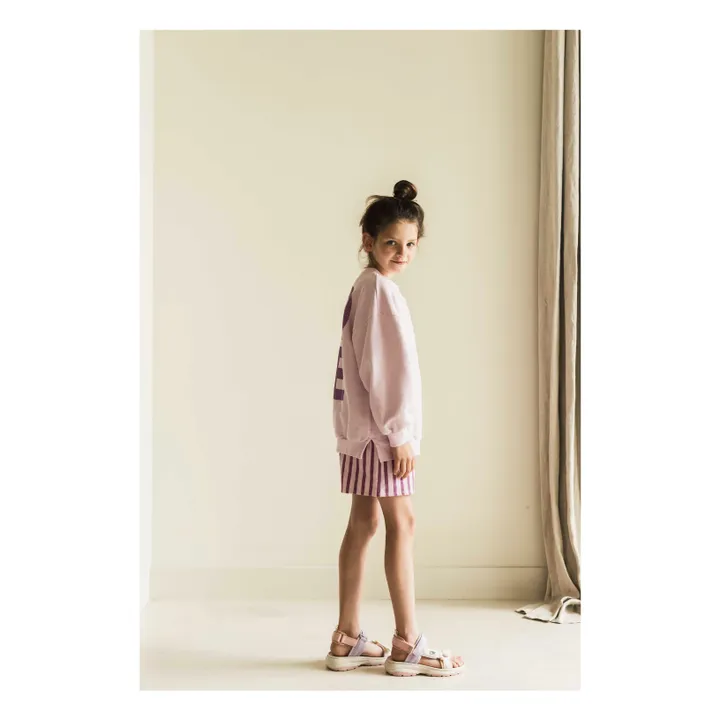 Pippa organic cotton sweatshirt | Candy pink- Product image n°2