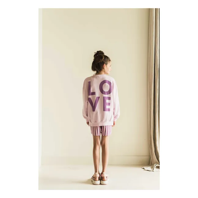 Sweat Pippa Coton Bio | Rose bonbon