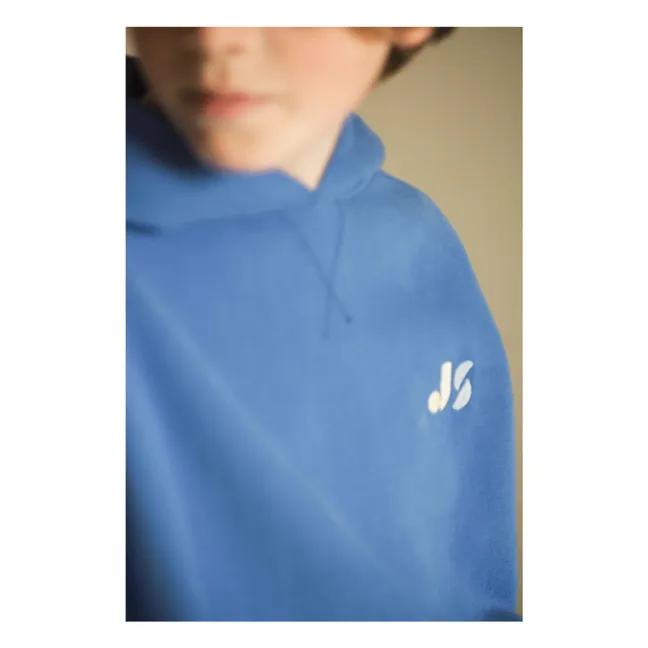 Felpa con cappuccio in cotone organico Taka | Blu