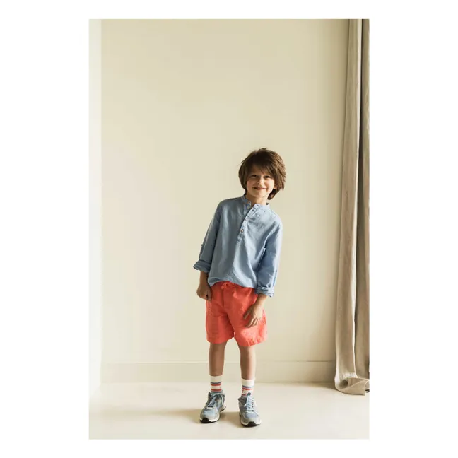 Camicia in cotone biologico Tuff | Azzurro