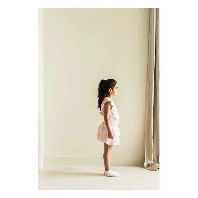Top Faye Coton Bio | Rose bonbon