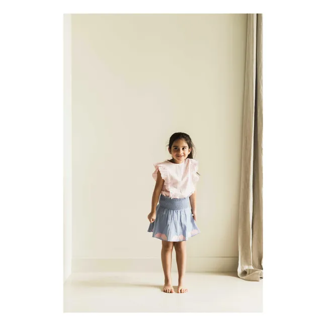 Top Faye Coton Bio | Rose bonbon