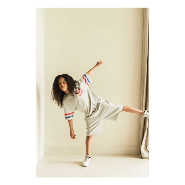 T-shirt Mase Rayure Coton Bio | Gris