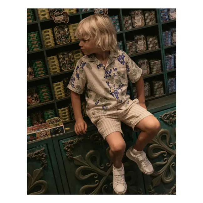 Grape shirt | Ecru