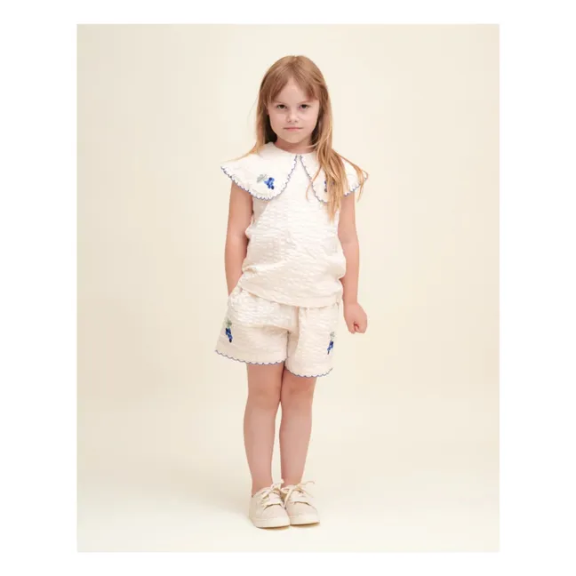 Blusa Grappe Gaufrée | Crudo