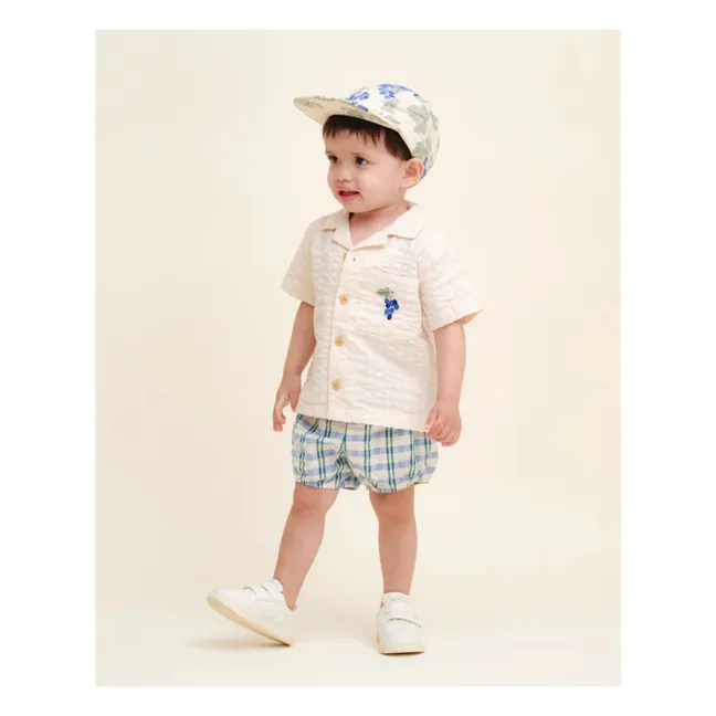 Grappe Gaufrée shirt | Ecru
