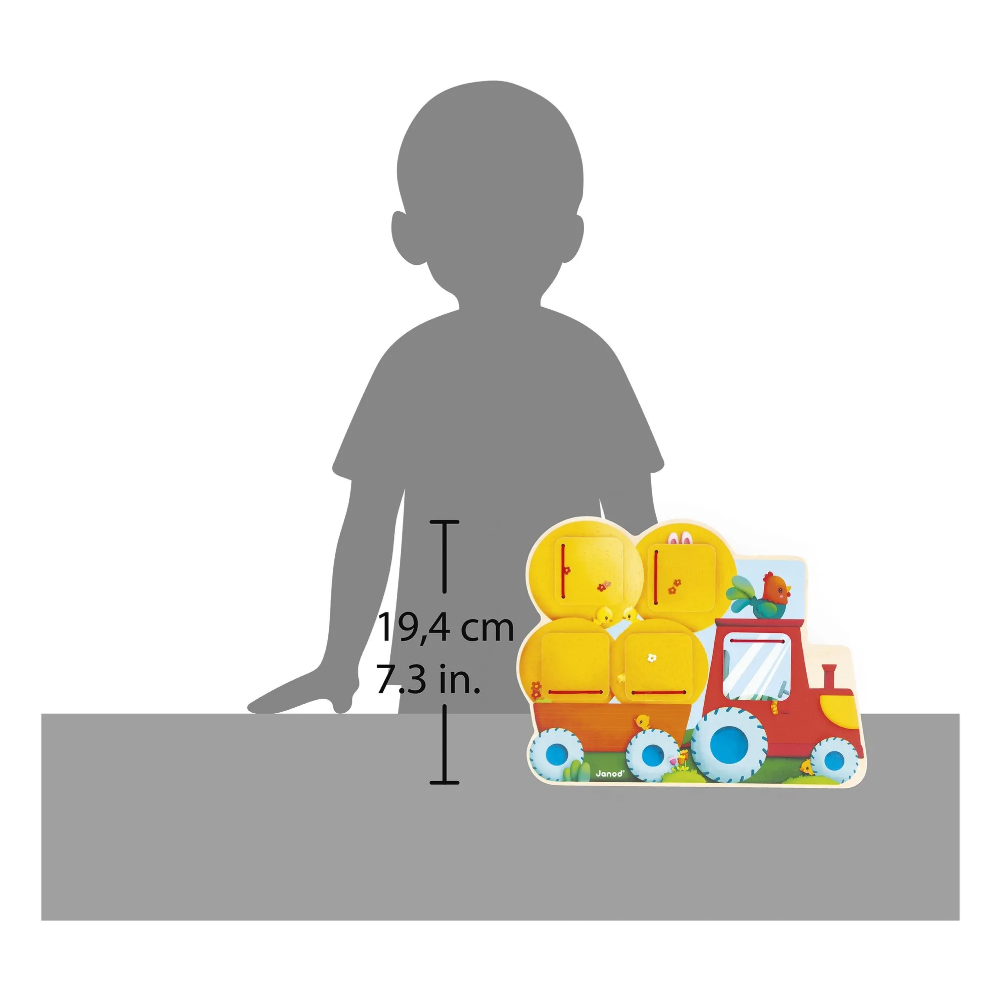Cache-cache tracteur- Image produit n°5