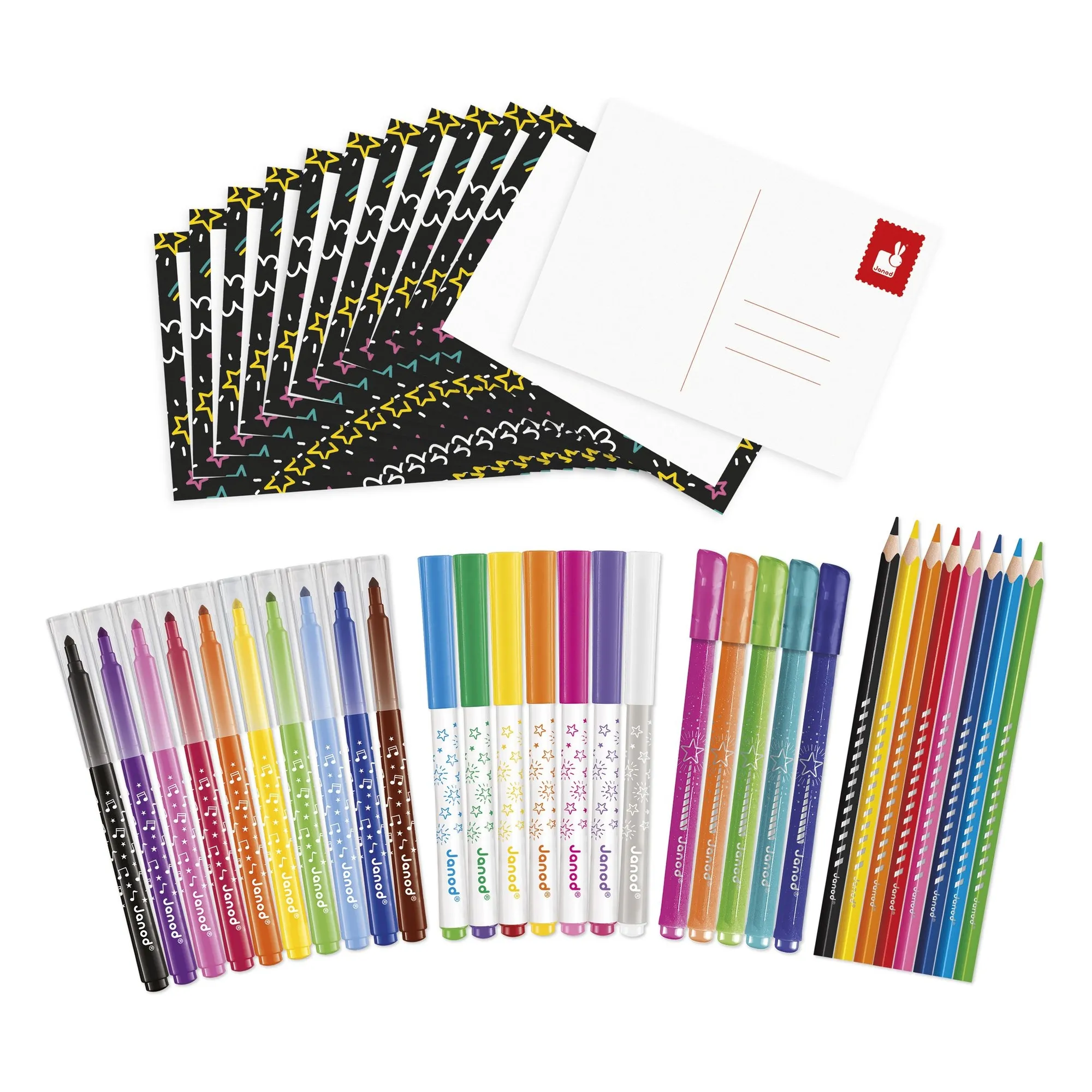 Janod Multicoloured Colouring Set