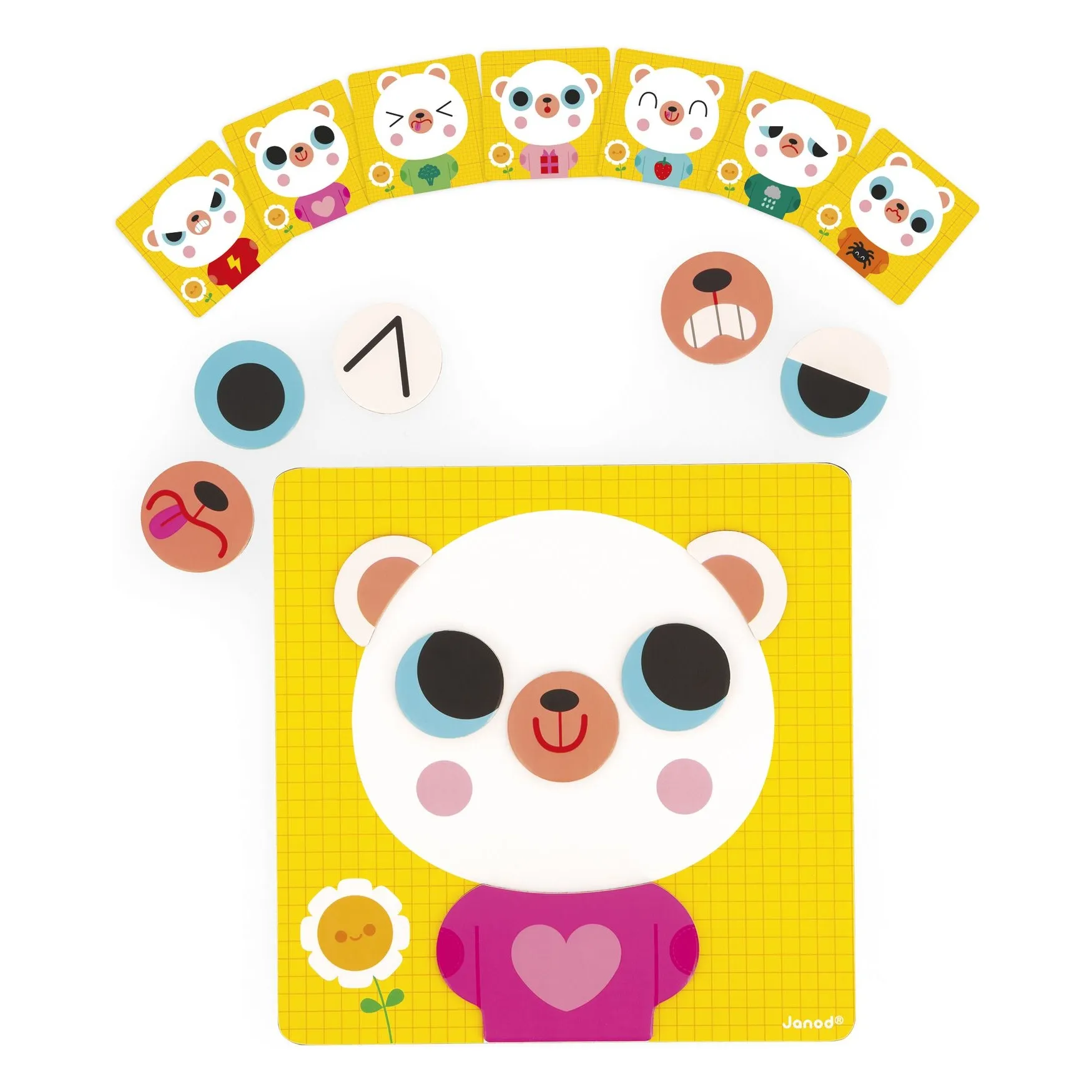 Janod Multicoloured The Emotional Bear