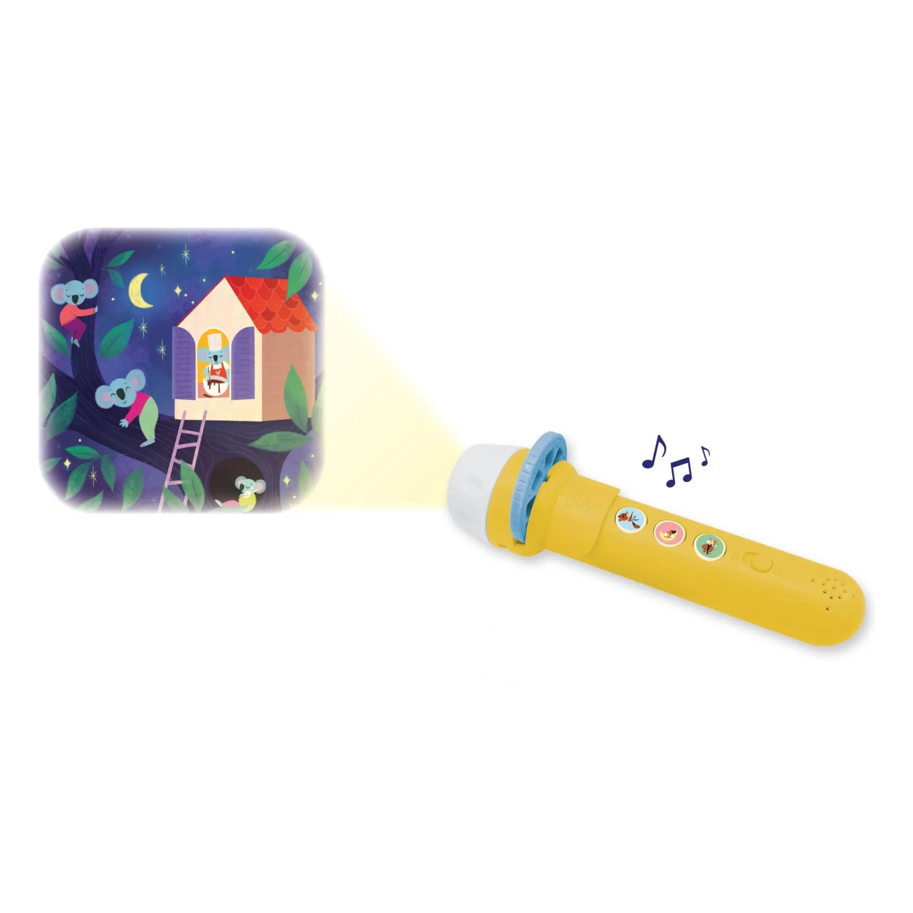 Janod Yellow Wonderful Sound Lamp - Good Night
