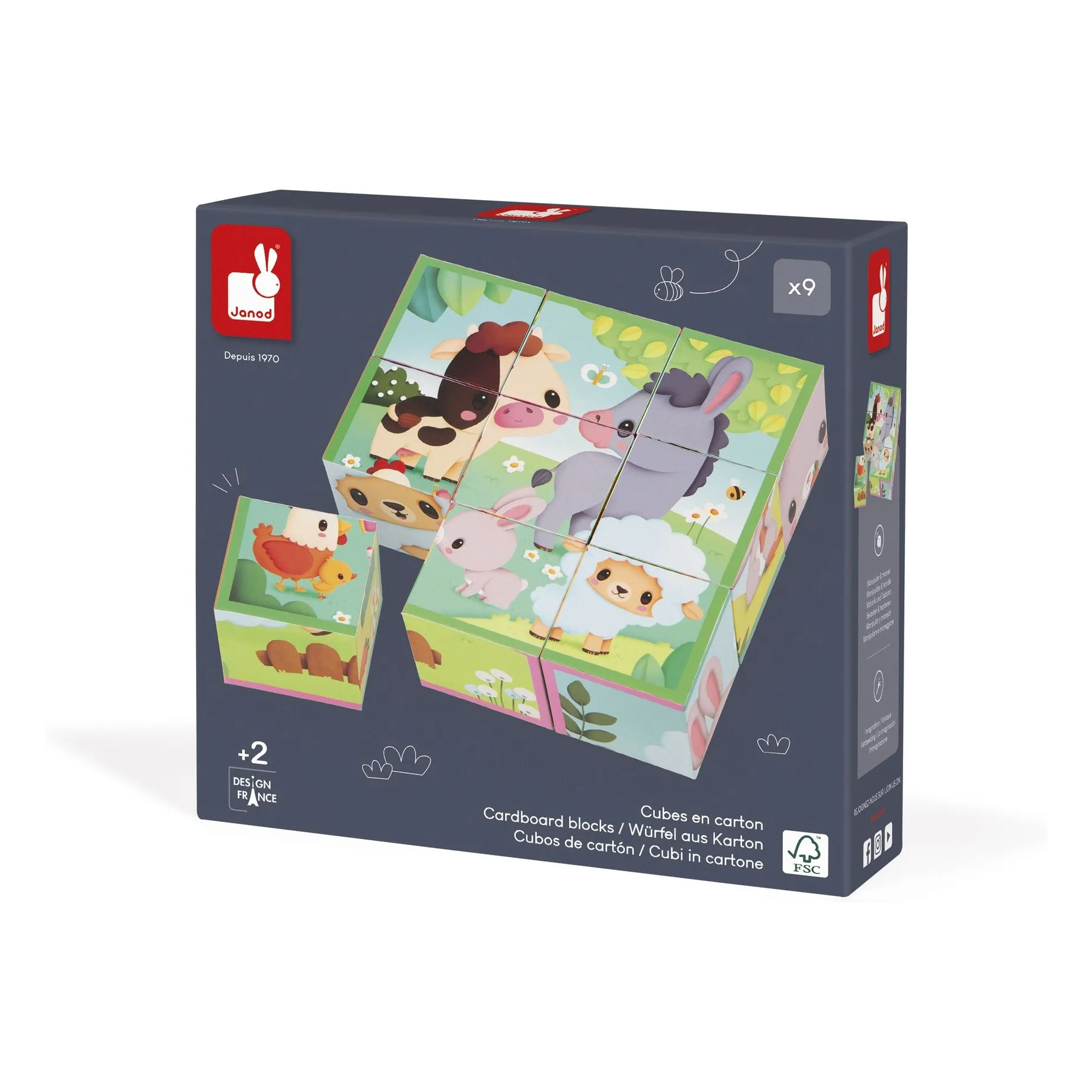 Farm animal cubes- Product image n°7