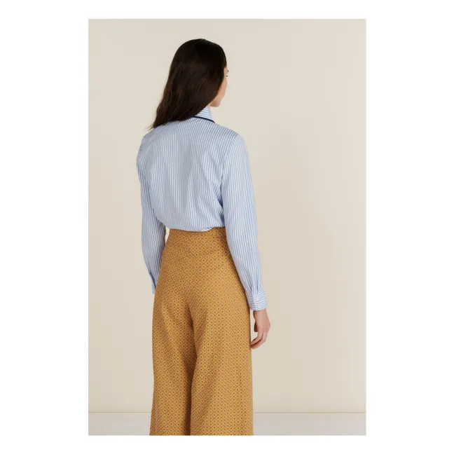 Ala Stripes Shirt | Blue