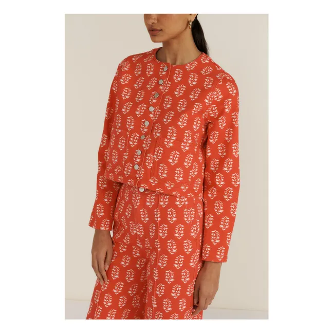 Douglas Pants Flowers | Red