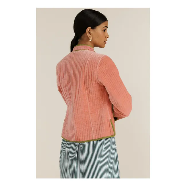 Veste Matelassée Fittonia | Rose pêche