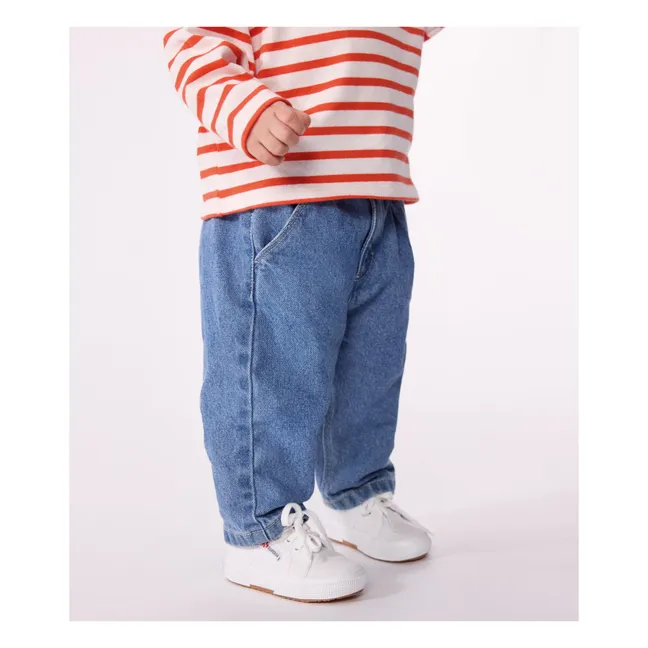 Pantalones Tessenger de algodón orgánico | Azul Claro