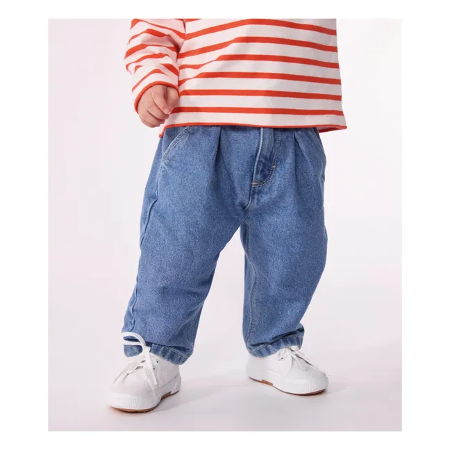 Pantalones Tessenger de algodón orgánico | Azul Claro