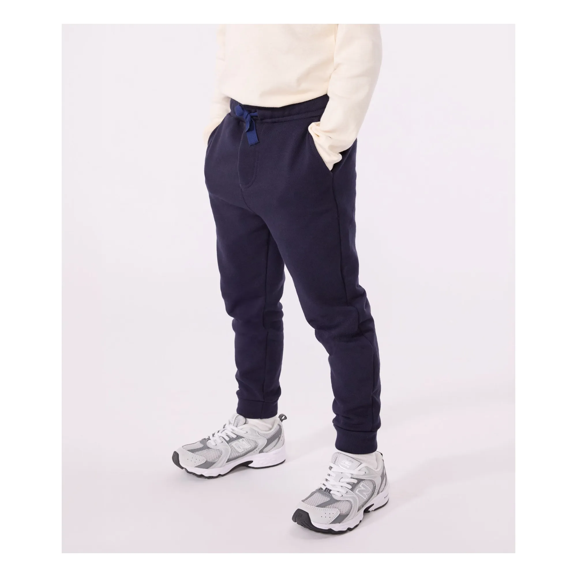 Petit Bateau Navy Blue Jogger Bin Organic Cotton