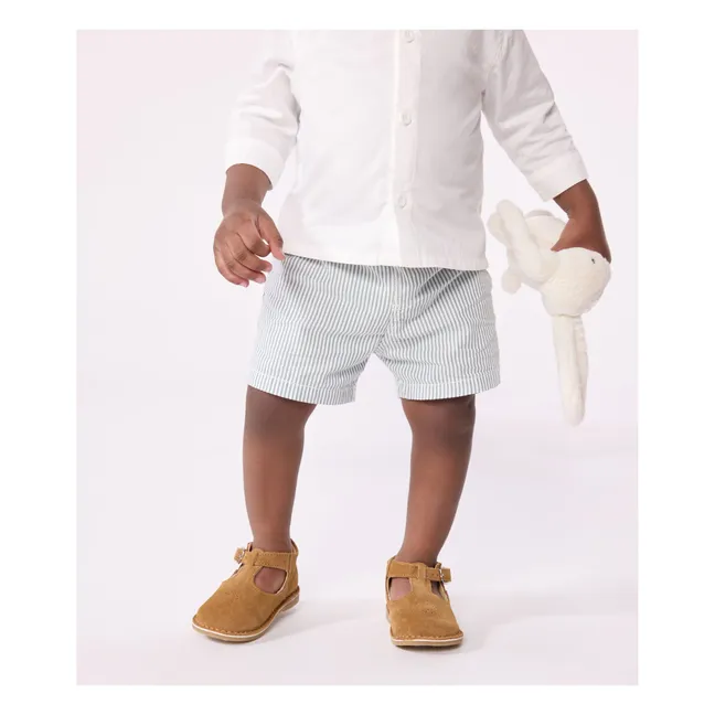 Pantaloncini in cotone biologico Belto | Ecru