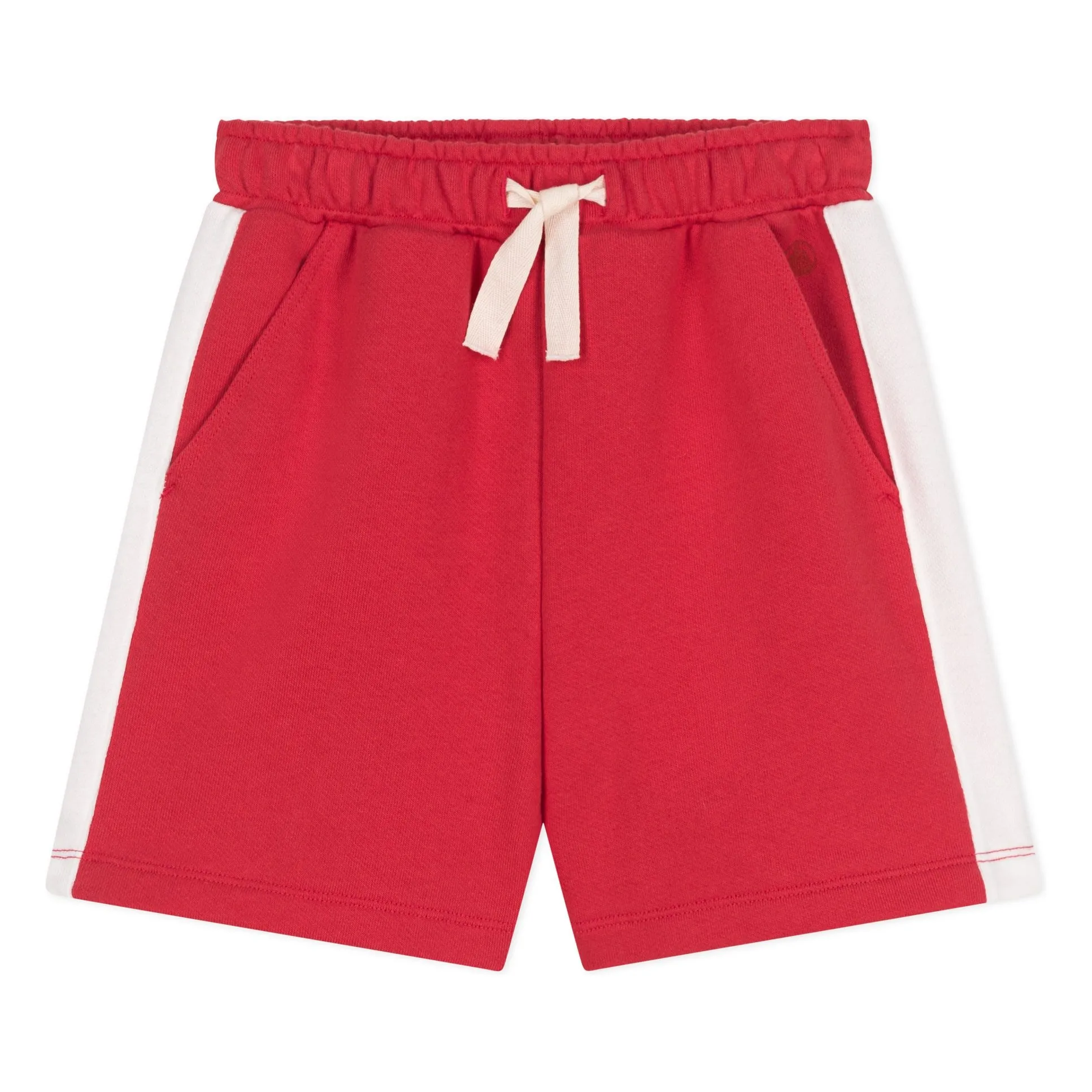 Petit Bateau Boys Red Bravo Organic Cotton Shorts