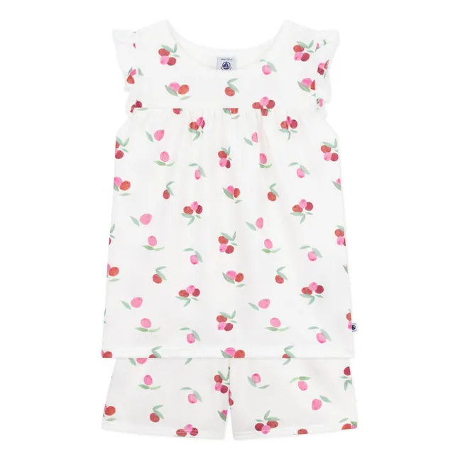 Pyjashort Bristel Bio-Baumwolle | Seidenfarben