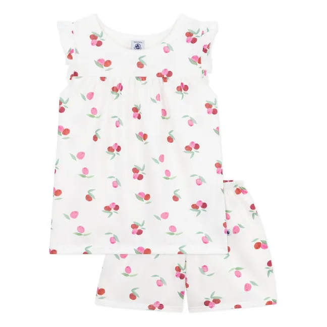 Pyjashort Bristel Organic Cotton | Ecru