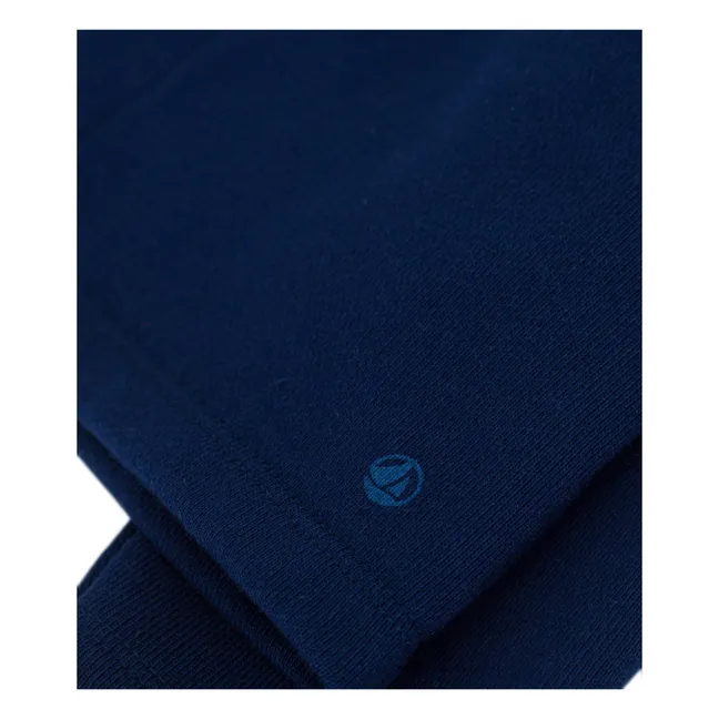 Strickjacke Barkou aus Bio-Molton | Navy