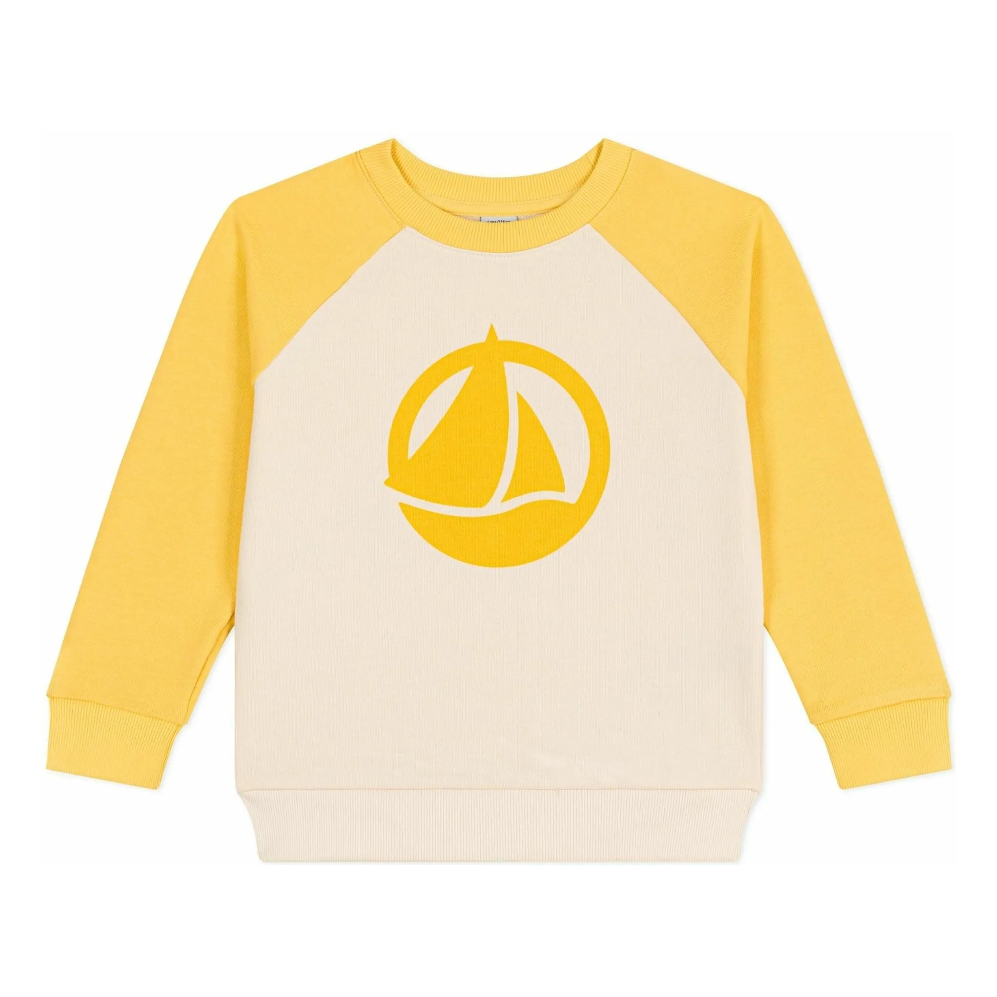 Petit Bateau Unisex Kids Yellow Organic Cotton Sweatshirt