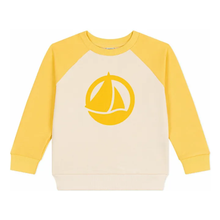 Sweatshirt aus Bio-Baumwolle | Gelb- Produktbild Nr. 0