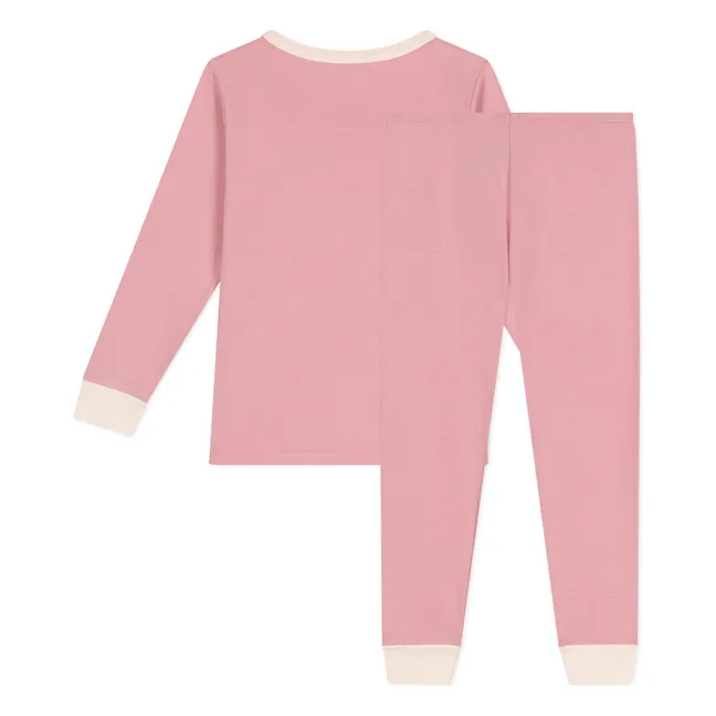Pijama de algodón ecológico Brexo | Rosa Viejo