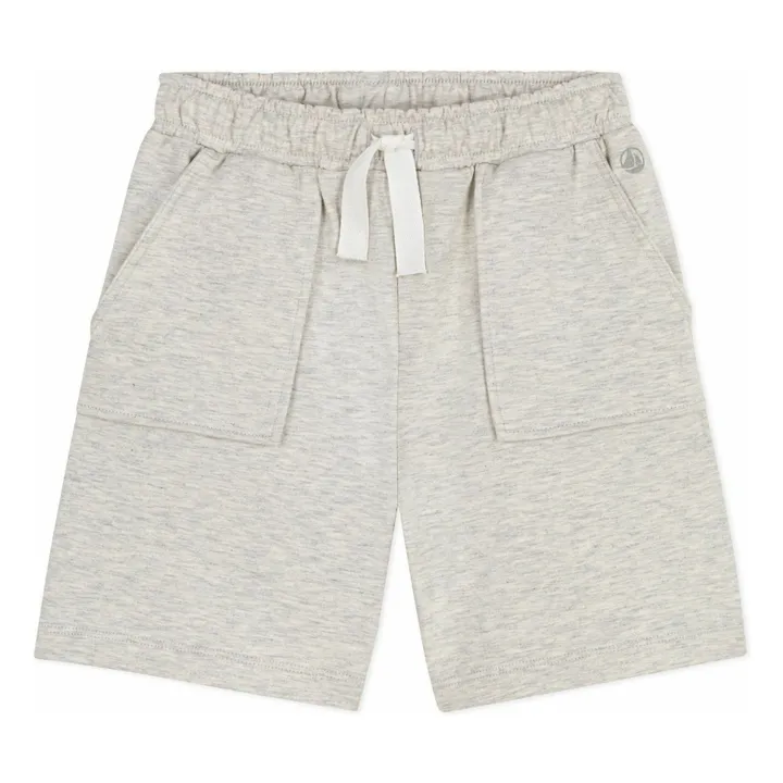 Short Baestro Coton Bio | Gris chiné- Image produit n°0