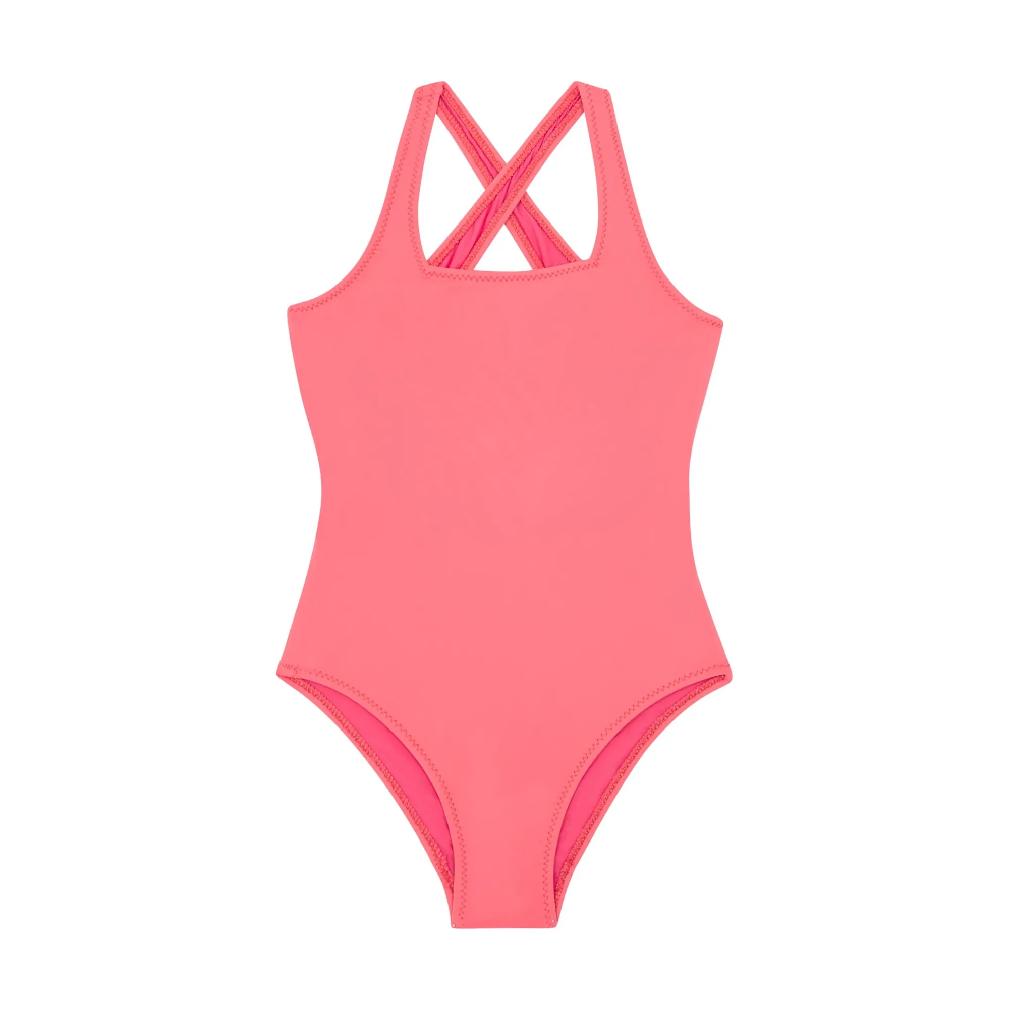 SMALLABLE BASICS - One-Piece Swimsuit - Coral