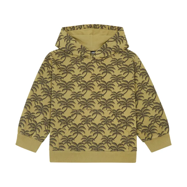 Kapuzen-Sweatshirt aus Bio-Baumwolle | Khaki