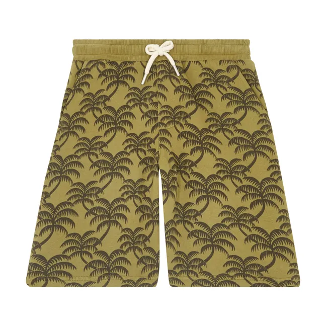 Pantalones cortos de algodón ecológico | Verde Kaki