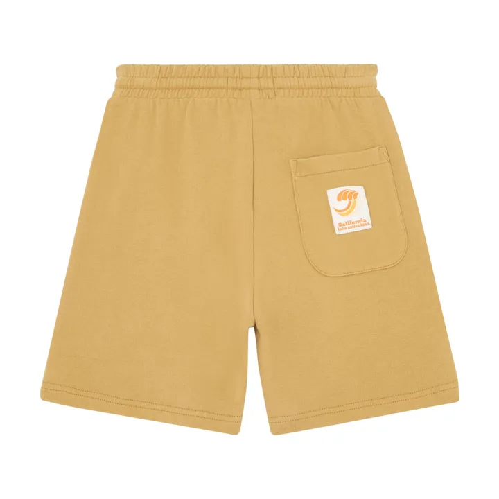 Short en Coton Bio | Beige- Image produit n°2
