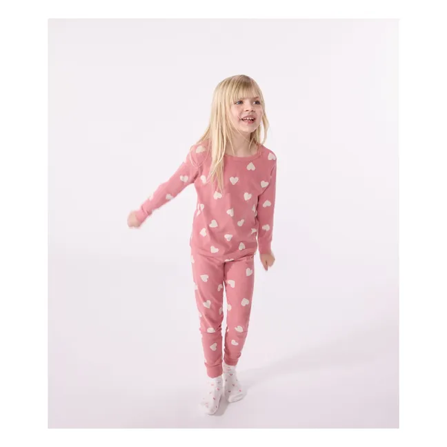 Pijama de algodón ecológico | Rosa Viejo