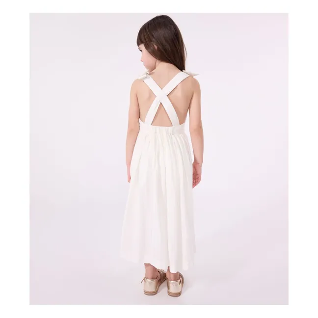 Abito in cotone biologico Billion | Bianco