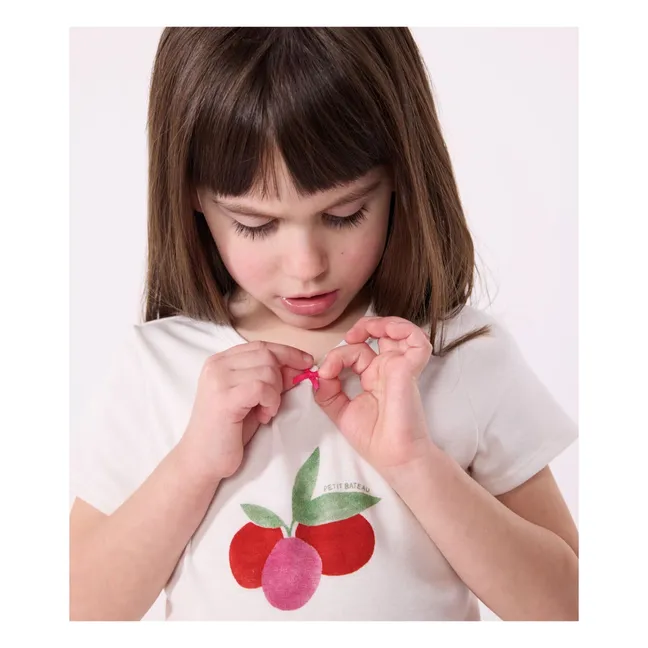 Pyjashort Brilly Coton Bio | Ecru