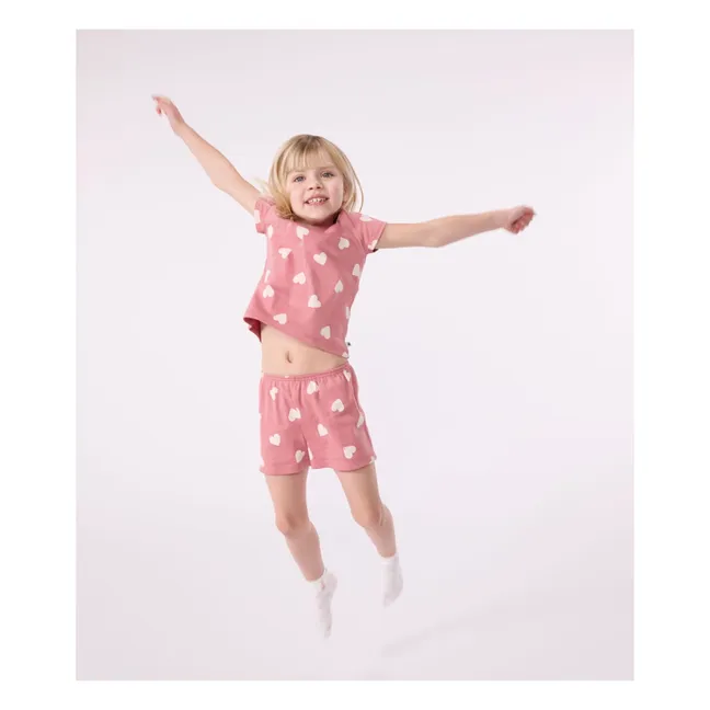Pantaloncini in cotone organico Britney | Rosa antico
