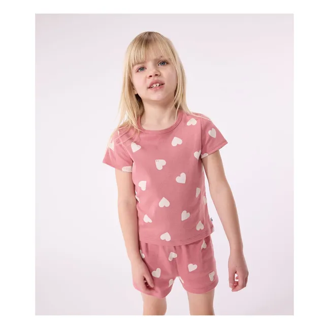 Pantaloncini in cotone organico Britney | Rosa antico